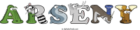 arseny animal word art