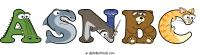 asnbc animal word art