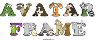avatar-frame animal word art