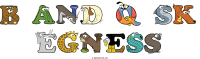 b-and-q-sk-egness spelled using animal alphabet letters