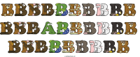 bbbbbbbbbb-bbbabbbbbb-bbbbbbbbb spelled using animal alphabet letters