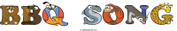 bbq-song animal word art