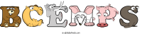 bcemps animal word art