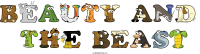 beauty-and--the-beast animal word art