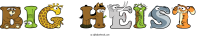 big-heist animal word art