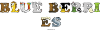 blue-berri-es animal word art