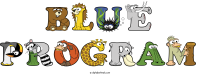 blue-program animal word art