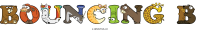 bouncing-b animal word art