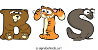 Bts animal word art
