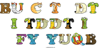 bu-c-t--dt--i-tddt-i----fy-yuqb animal word art