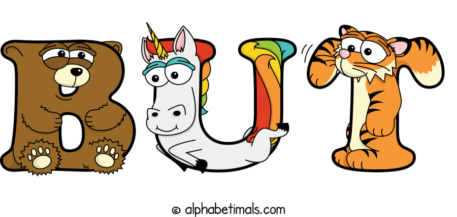 But animal word art spelling But with Alphabetimals - cartoon alphabet animals
