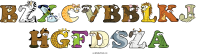 bzxcvbblkj-hgfdsza animal word art