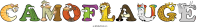 camoflauge animal word art