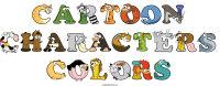 cartoon-characters-colors animal word art