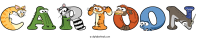 cartoon animal word art