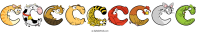 ccccccccc animal word art