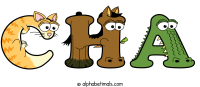 cha animal word art
