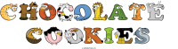 chocolate--cookies animal word art