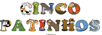 Cinco Patinhos animal word art