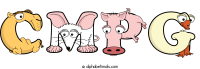 cmpg animal word art