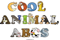 cool--animal-abcs animal word art