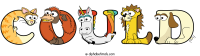 could animal word art