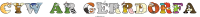 cyw-ar-gerrdorfa animal word art