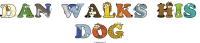 dan-walks-his-dog animal word art