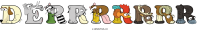 derrrrrrr animal word art