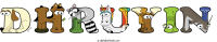 dhruyin animal word art