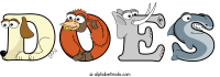 does animal word art