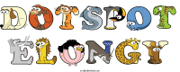 dotspot-elongy animal word art