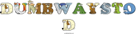 dumbwaysto-d animal word art