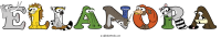 ellanora animal word art