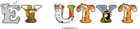 ey-utyt animal word art