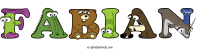 fabian animal word art