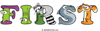 first animal word art