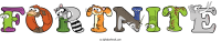 fortnite animal word art