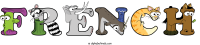 french animal word art