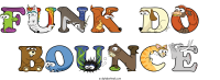 funk-do--bounce animal word art