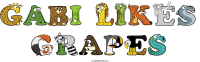 gabi-likes-grapes animal word art