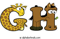 gh animal word art