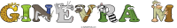 ginevra-m animal word art