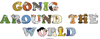 gonig------around-the-world spelled using animal alphabet letters