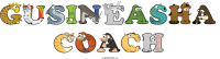 gusineasha-coach spelled using animal alphabet letters