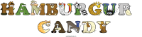 Hamburgur   Candy animal word art