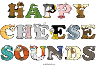 happy-cheese-sounds animal word art