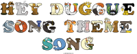 hey-duggue-song-theme-song animal word art