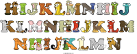 hijklmnhij-klmnhijklm-nhijklmn animal word art
