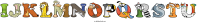 ijklmnopqrstu animal word art